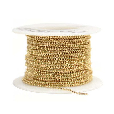 不锈钢开云体育挂链饰链 箱包铜铁链饰品配件 波珠链窗帘拉珠链供应