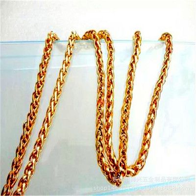 时尚箱包五金配件 手提包配件镀金不生锈五金开云体育包包潮款灯笼链 - 3