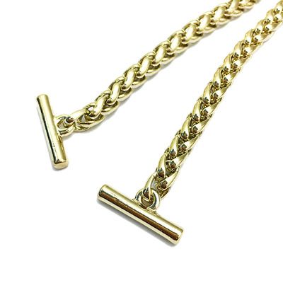 灯笼链包包开云体育箱包五金配件浅金色BSK链金属孖圆链包包配件直供 - 3