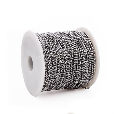 不锈钢开云体育挂链饰链 箱包铜铁链饰品配件 波珠链窗帘拉珠链供应 - 2